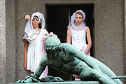 Sommerfest 2015 im Bayerischen Nationalmuseum, u.a. mit Modenschau "Inspriration Barock" von Studierenden der Mediasdesign Hochschule München (©Foto: Martin Schmitz)